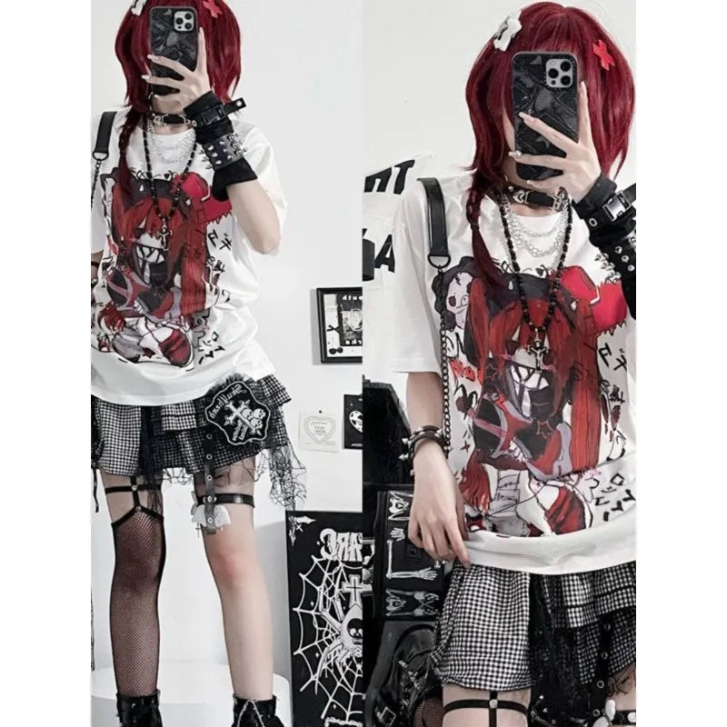 Short Sleeve Punk Rock Summer T-shirt