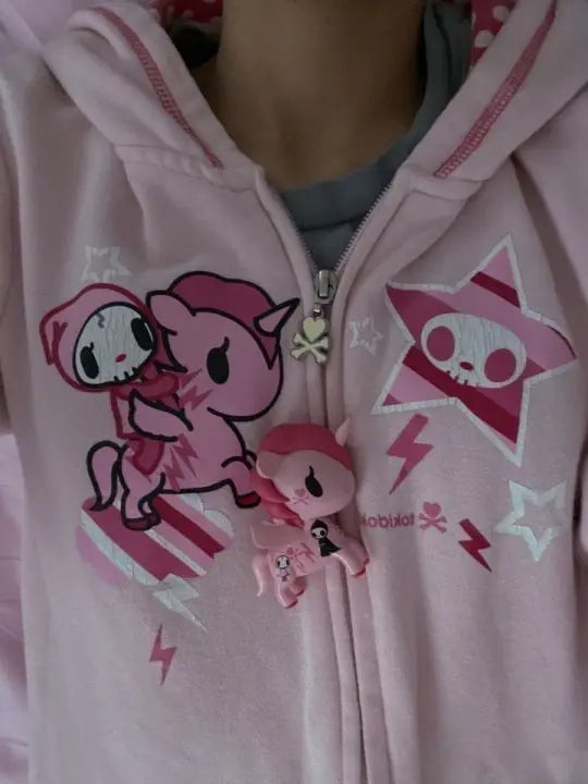 Women's Zip Up Hoodie Kawaii Clothes